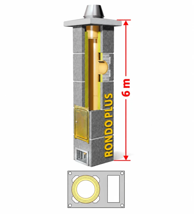 Ilustracja techniczna komina Rondo Plus 6 m.png